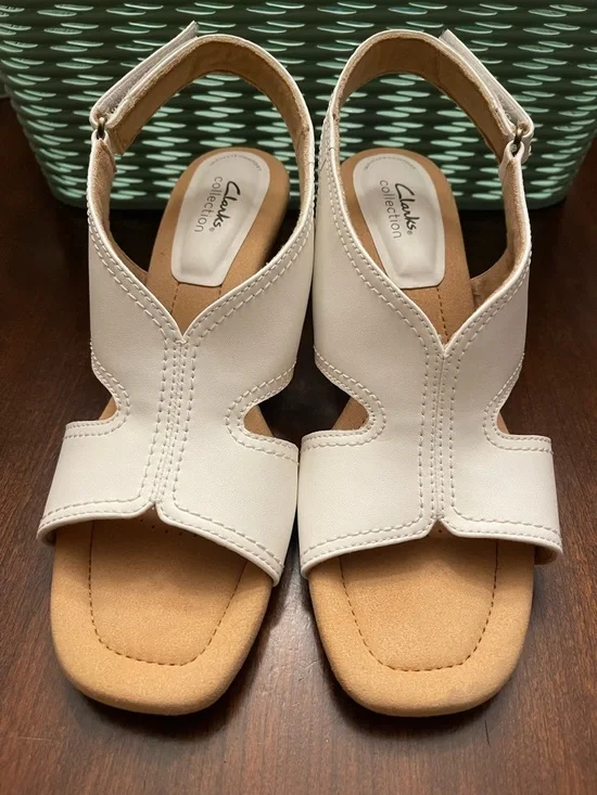 NWOT Clarks Kyarra Aster Wedge Sandal - Picture 2 of 7